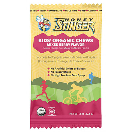 Honey Stinger Kids Organic Energy Chews - Box of 5-Mixed Berry