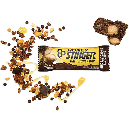Honey Stinger Oat + Honey Bar, Chocolate Chip, 1.48 oz, 73812