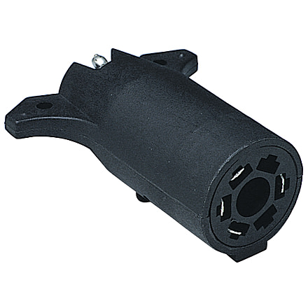 Hopkins Taillight Adapter 7 Blade Round To 4 Flat, 47355