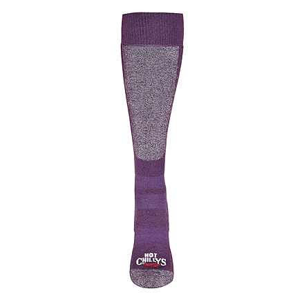 Hot Chillys Prem Low Vol Cls Sock - Womens, Rich Grape/Hthr, Small, HC2210-RICH GRAPE/HTHR-S