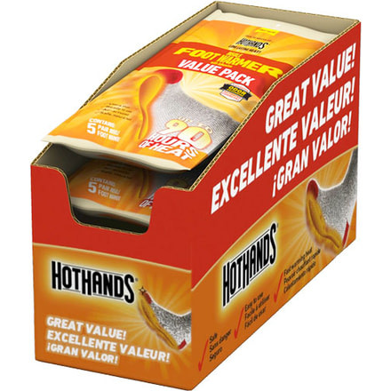 Hot Hands Hothands Insole Foot Warmer 5 Pairs Per Bag 9 Hour W/adhsv
