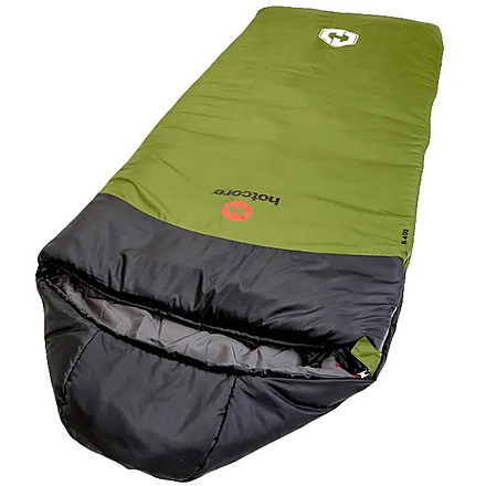 Hotcore R-400 Sleeping Bag, Green, 90in x 34in, R-400