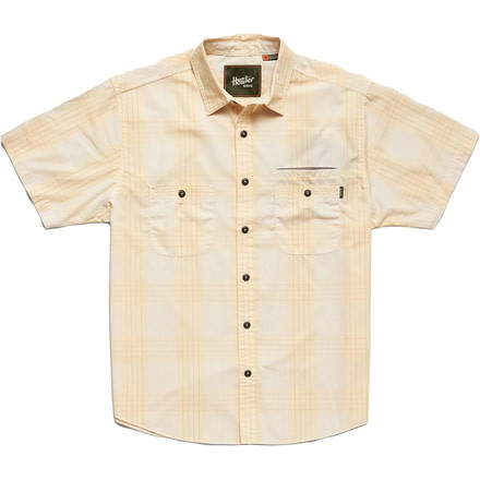 Howler Brothers Aransas Shirt - Mens, Big Pane Plaid / Vintage Yellow, 2XL, 120119S-BPY-XXL