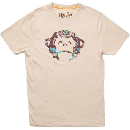 Howler Brothers El Mono Third Coast T Shirt - Mens, Cream, Large, 110919S-EMT-L
