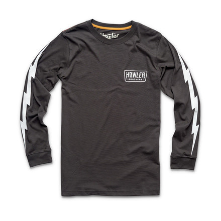 Howler Brothers Hi-Watt Longsleeve T-Shirt - Mens, Antique Black, Medium, 111219F-HWB-M