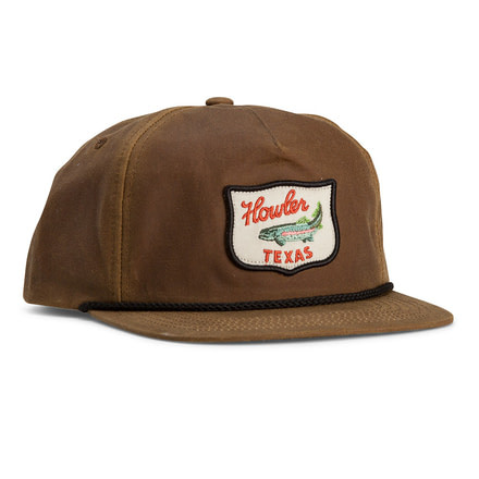 Howler Brothers Howler Club Snapback Hat - Mens, Waxed Sandstone, One Size, 160519F-HCS