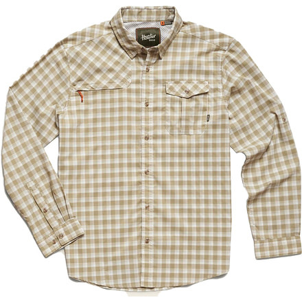 Howler Brothers Matagorda Shirt - Mens, Peninsula Plaid / Quill Green, Medium, 122419S-PPG-M