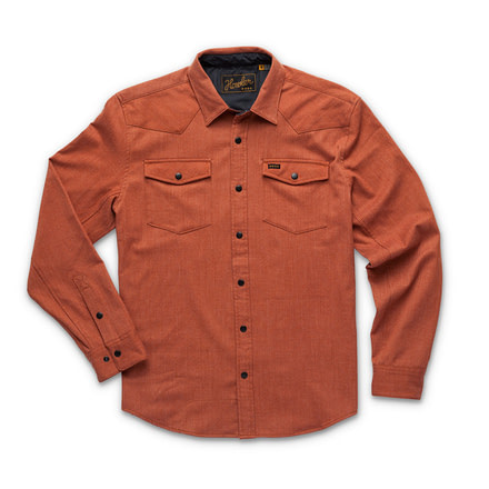 Howler Brothers Stockman Stretch Snapshirt - Mens, Ember, Medium, 125019F-EMB-M