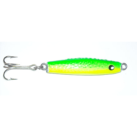 HR Tackle Short Body Stingsilver Jig, 2 oz, Slime Lime, 1547SL
