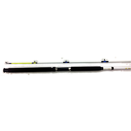 HT Enterprises HT OlWhiskers Big Blue Pro Glow Catfish Rod, 2 Piece, Medium-Heavy, Casting Guides, 9, OWBGC-902MH