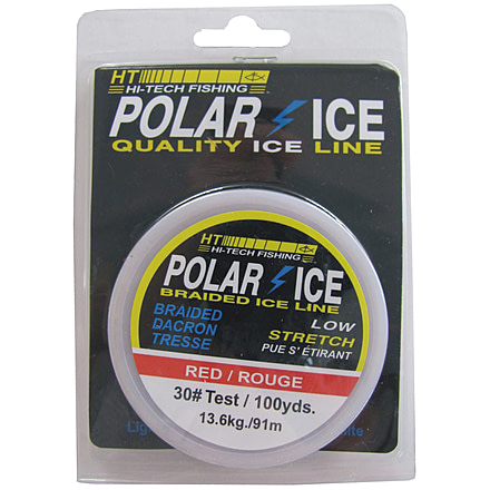 HT Enterprises Polar Ice Braided Line Number 30 100Yd Red, ILR-1030