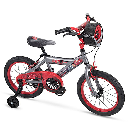 Huffy Cars Kids Bike - Boys, 16in Wheel, Gray, 71129