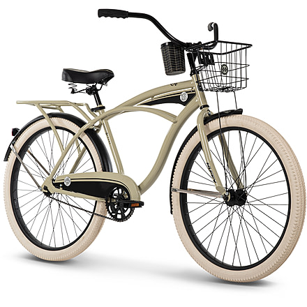 Huffy Deluxe Cruiser Bike - Men's, Cream, 26 in, 26642