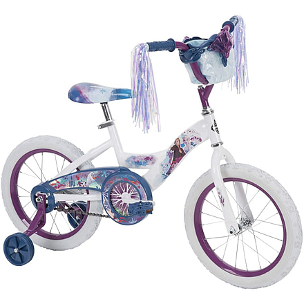 Huffy Frozen ll Kids Bike - Girls, Blue/Purple/White, 16 in, 21390
