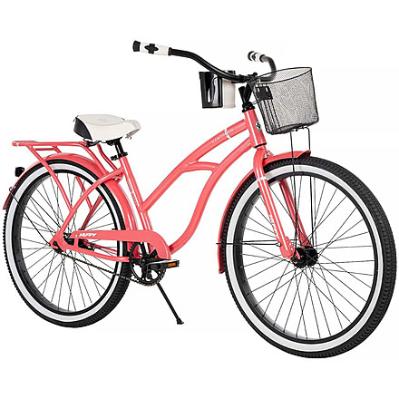 Huffy Hawthorn Premium Cruiser Bike - Womens, Coral, 26in, 26831