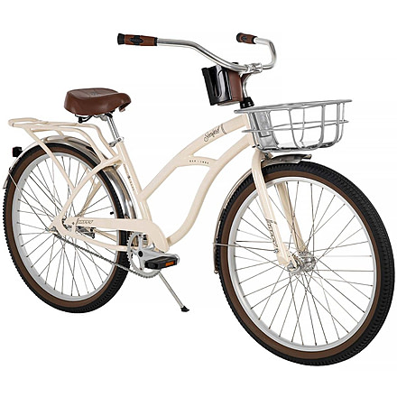 Huffy Sanford Premium Cruiser Bike - Womens, Cream, 26in, 26931