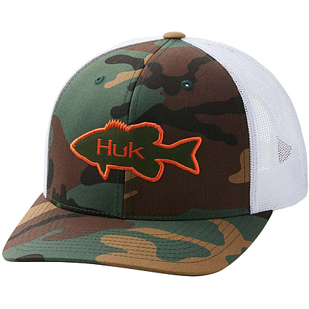 HUK Performance Fishing Bass Trucker - Mens, Moss, One Size, H3000357-316-1