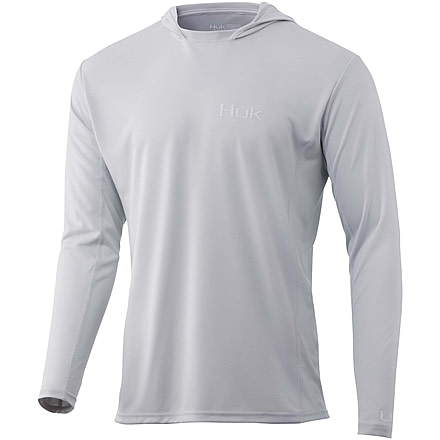 HUK Performance Fishing Icon X Hoodie - Men's, Oyster, XL, H1200384-052-XL