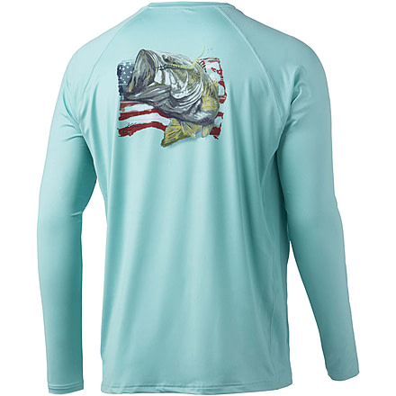 HUK Performance Fishing KC Americana Classic Pursuit - Men's, Beach Glass, XL, H1200419-339-XL