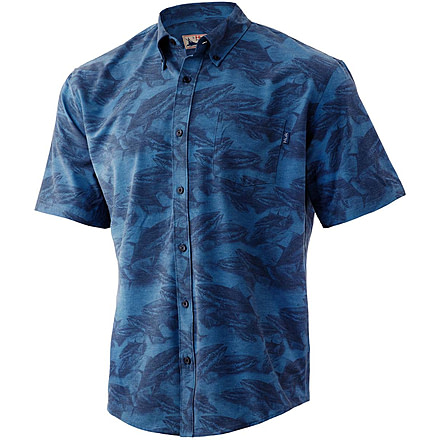 HUK Performance Fishing KC Kona Covered Up Shirt - Men's, Titanium Blue, M, H1500127-428-M
