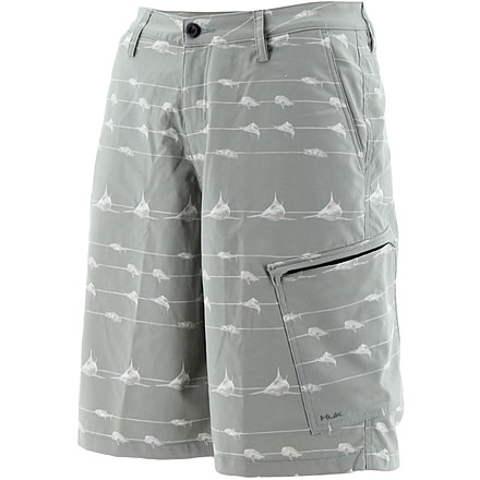 HUK KC Lines Guide Short, 28in Waist, Grey H2000006GRY28