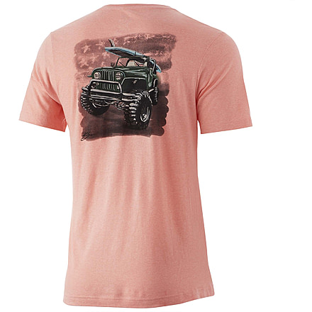 HUK Performance Fishing KC Solo Mission Tee - Men's, Desert Flower Heather, L, H1000340-689-L