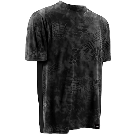 HUK Kryptek LoPro Icon Short Sleeve, Typhon-White, Small H1200046TY4S