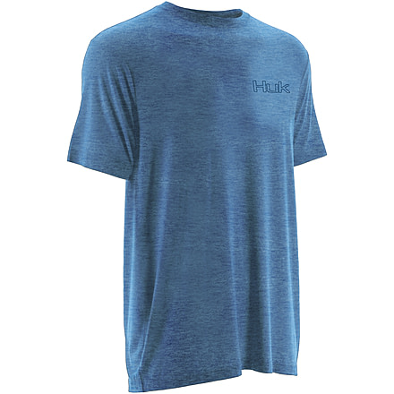 HUK KScott Redfish Tail Tee, Heather Carolina Blue, Large H1000058HCBL