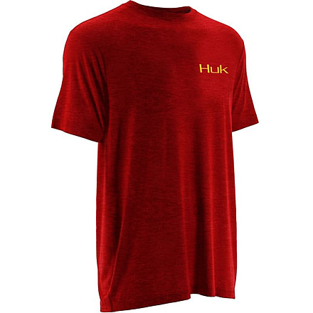 HUK KScott Twighlight Tee, Heather Red, Extra Large H1000033HRDXL