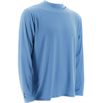HUK LoPro Icon Long Sleeve, Carolina Blue, Small H1200070CBLS