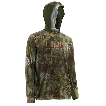 HUK Mens Kryptek Icon Hoody, Kryptek Mandrake H1200059MDKS