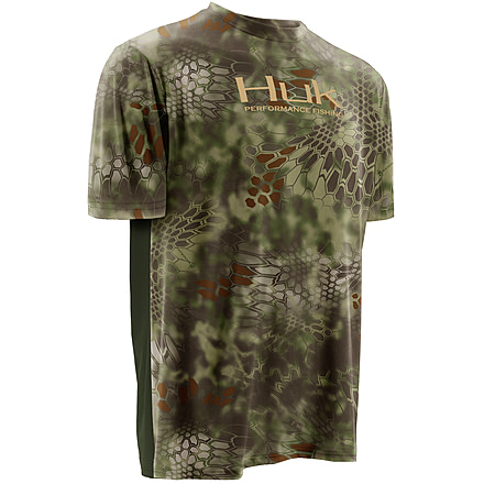 HUK Mens Kryptek Icon Short Sleeve, Kryptek Mandrake H1200024MDKS