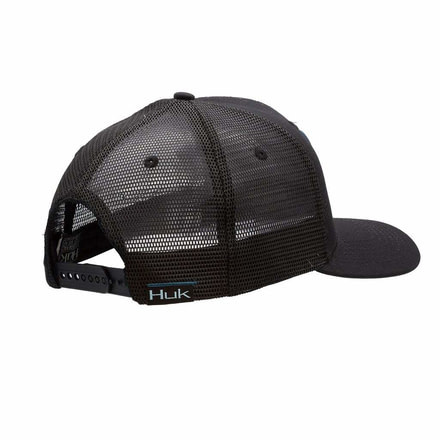 HUK Performance Fishing Barrels Patch Trucker Headwear, Cap - Mens, Black, 1, H3000190-001-1