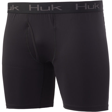 HUK Performance Fishing Boxer Brief - Mens, Black, 2XL, H5000020-001-XXL