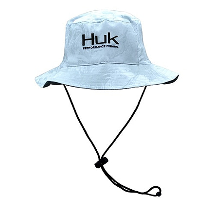 HUK Performance Fishing Camo Bucket Headwear, Hat - Mens, Sub Zero, 1, H3000204-185-1