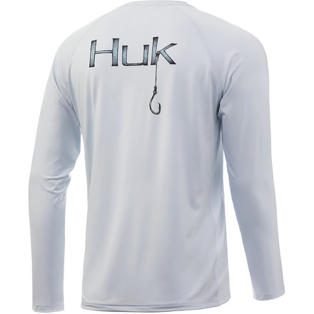 HUK Performance Fishing Circle Hook Pursuit Long Sleeve T-Shirt - Mens, Plein Air, Extra Large, H1200240-451-XL