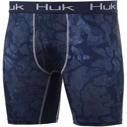 HUK Performance Fishing Current Camo Boxer Brief - Mens, Pei, 2XL, H5000017-467-XXL