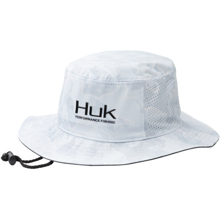 HUK Performance Fishing Current Camo Bucket Hat - Mens, Kenai, One Size, H3000227-453-1