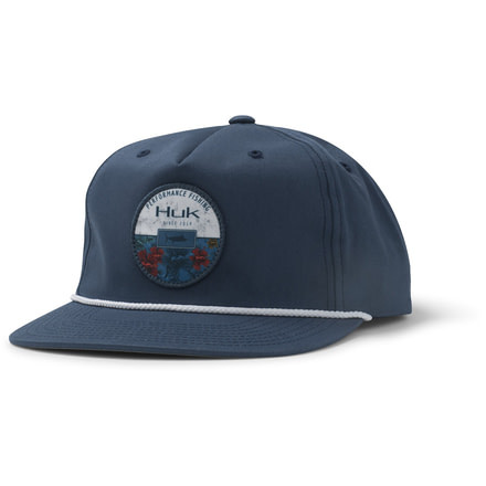 HUK Performance Fishing Floral Patch Hat - Mens, Sargasso Sea, One Size, H3000234-409-1