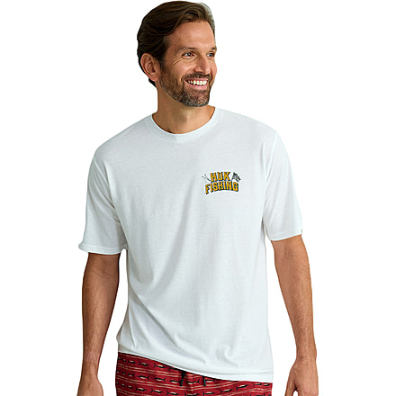 HUK Performance Fishing Gone Fishin Tee - Mens, White, Extra Large, H1000520-100-XL