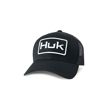 HUK Performance Fishing Huk Logo Trucker Hat - Mens, Black, H3000460-001-1