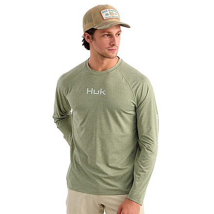 HUK Performance Fishing Airweight Long Sleeve Crew - Mens