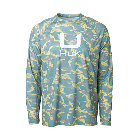 HUK Performance Fishing Icon Printed Crew - Mens