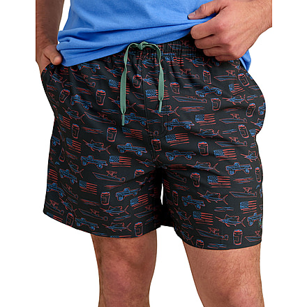 HUK Performance Fishing Pursuit Kc Printed Volley Short - Mens