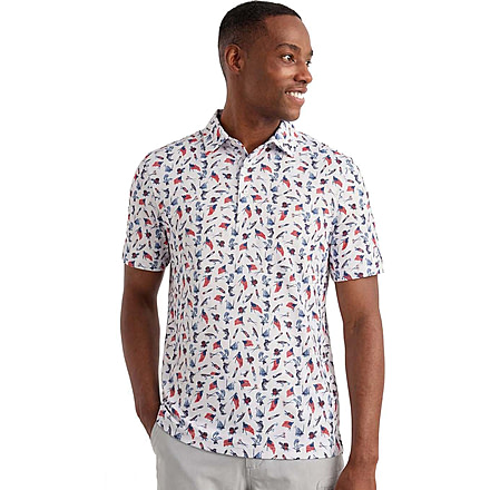 HUK Performance Fishing Pursuit Printed Polo - Mens