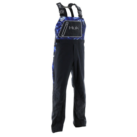 HUK Performance Fishing Hydra Bib Reflective Bottoms, Bib - Men's, Hydro Reflex, Large, H4000038-468-L