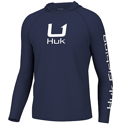 HUK Performance Fishing Icon Hoodie - Mens, Naval Academy, M, H1200574-413-M