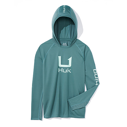 HUK Performance Fishing Icon Hoodie - Mens, North Atlantic, Extra Large, H1200574-365-XL