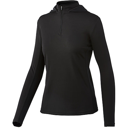 HUK Performance Fishing Icon X Hoodie - Womens, Black, Extra Large, H6120079-001-XL