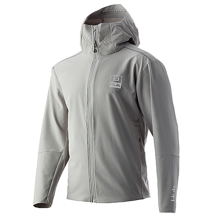 HUK Performance Fishing Icon X Light Weight Jacket - Mens, Grey, Extra Large, H4000084-020-XL